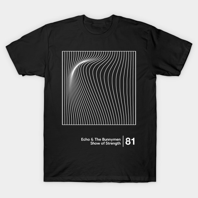 Show of Strength - Minimalist Style Graphic Artwork T-Shirt by saudade